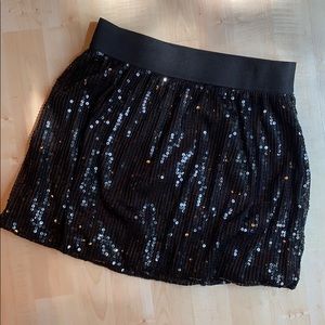 So brand Girls’ Black Sparkle Skirt